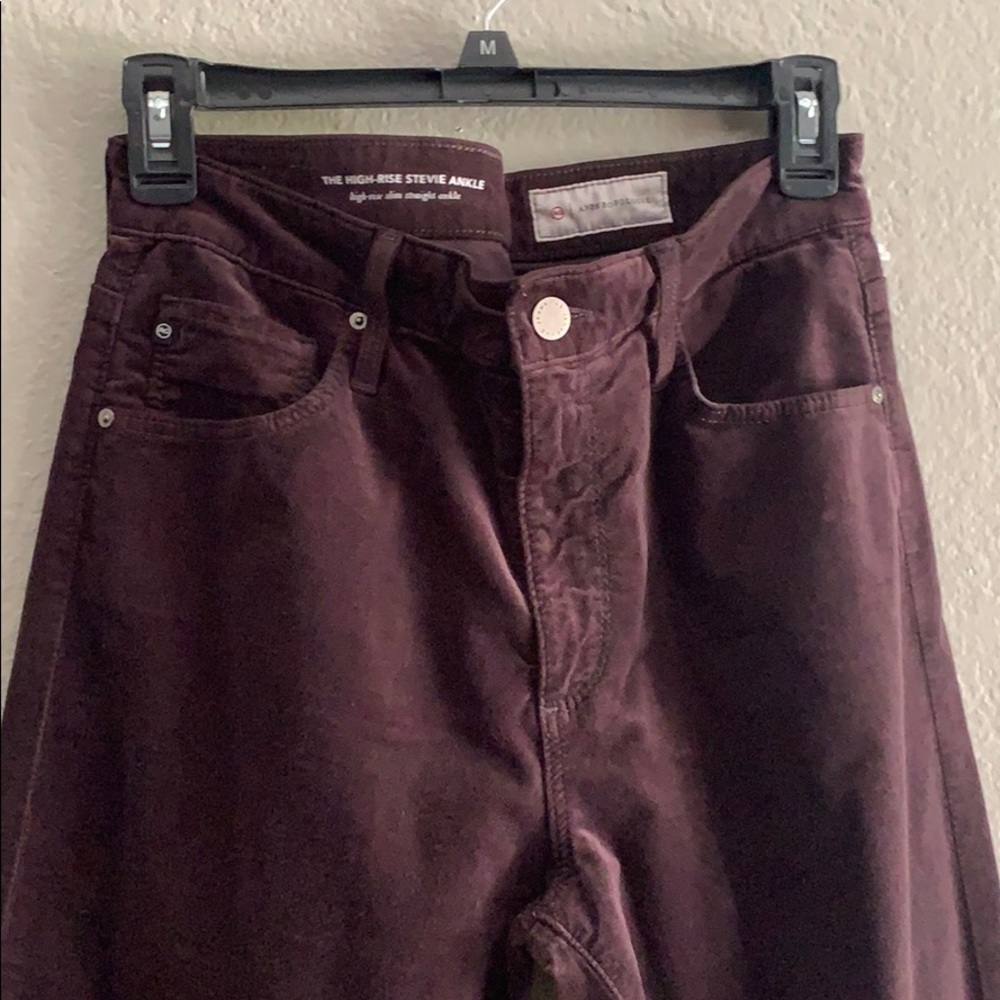High-rise skill straight ankle pants from AG jeans